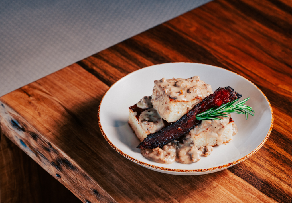 Mamaw's Boots Biscuits and Gravy